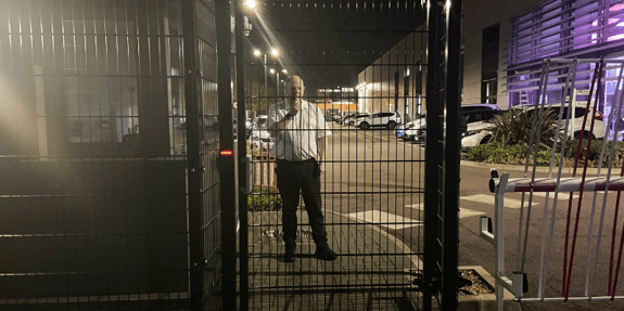 Security Guard at Gate